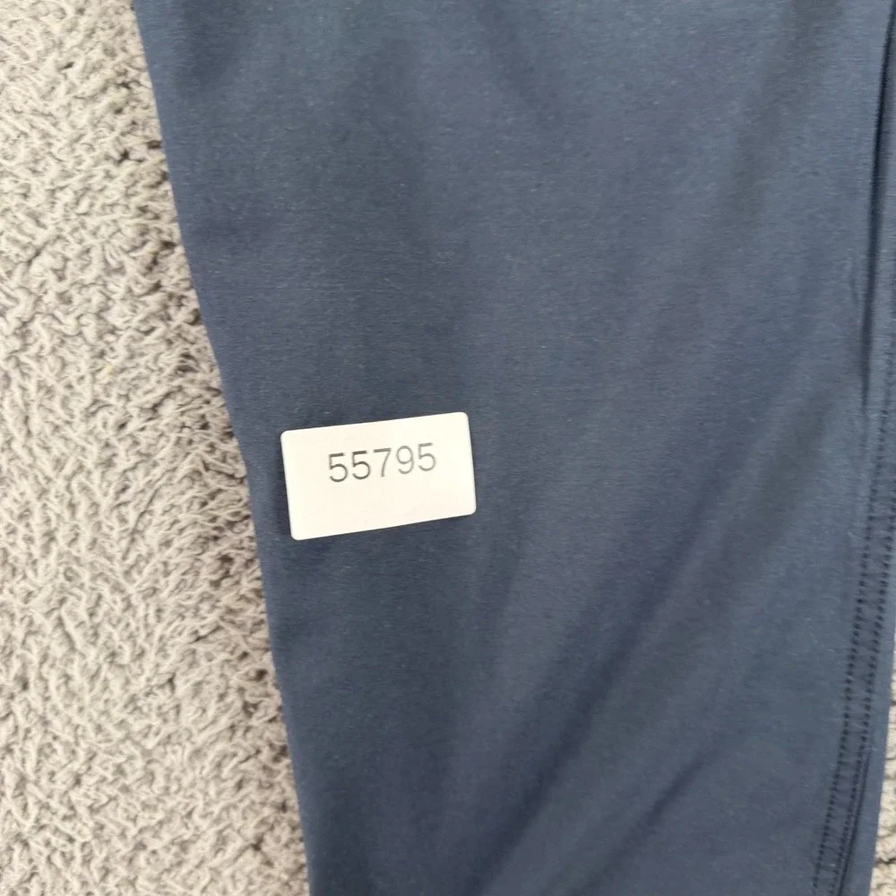 Greg Norman Pant Mens 40x30 Blue Polyester Golf Straight Leg Performance Stretch